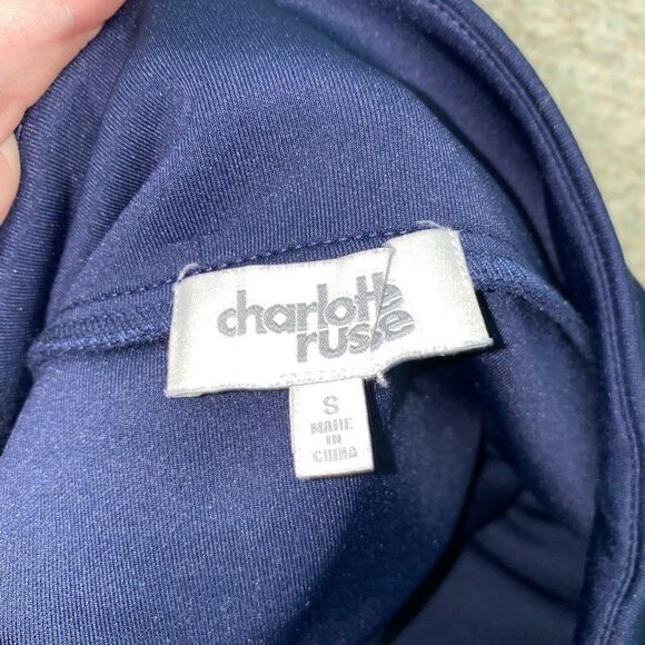 𝅺NAVY Blue Pin Skirt - Picture 2 of 5